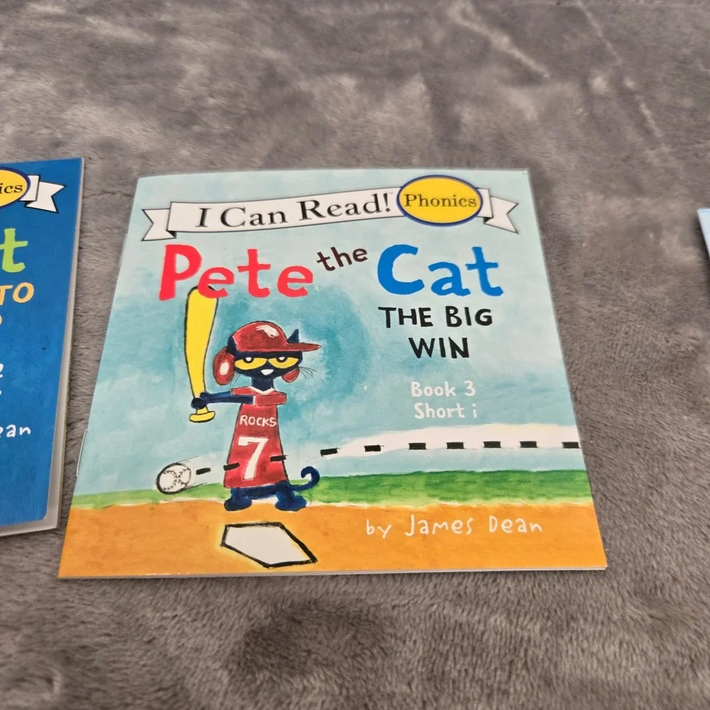 Pete the Cat I Can Read Phonics 12 Book Set James Dean Preschool Kindergarten